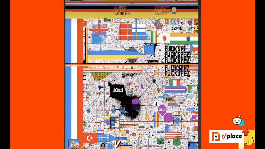 The Pixel War of Reddit's r/place in 2023 - Join the Battle!