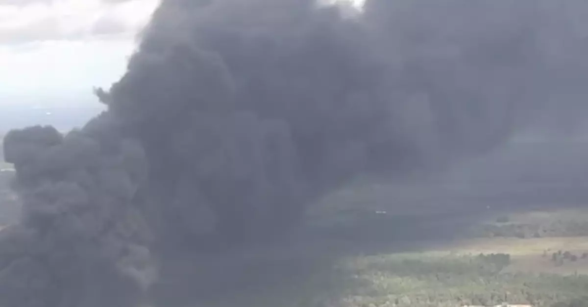 Chemical Plant Explosion in Shepard, Texas